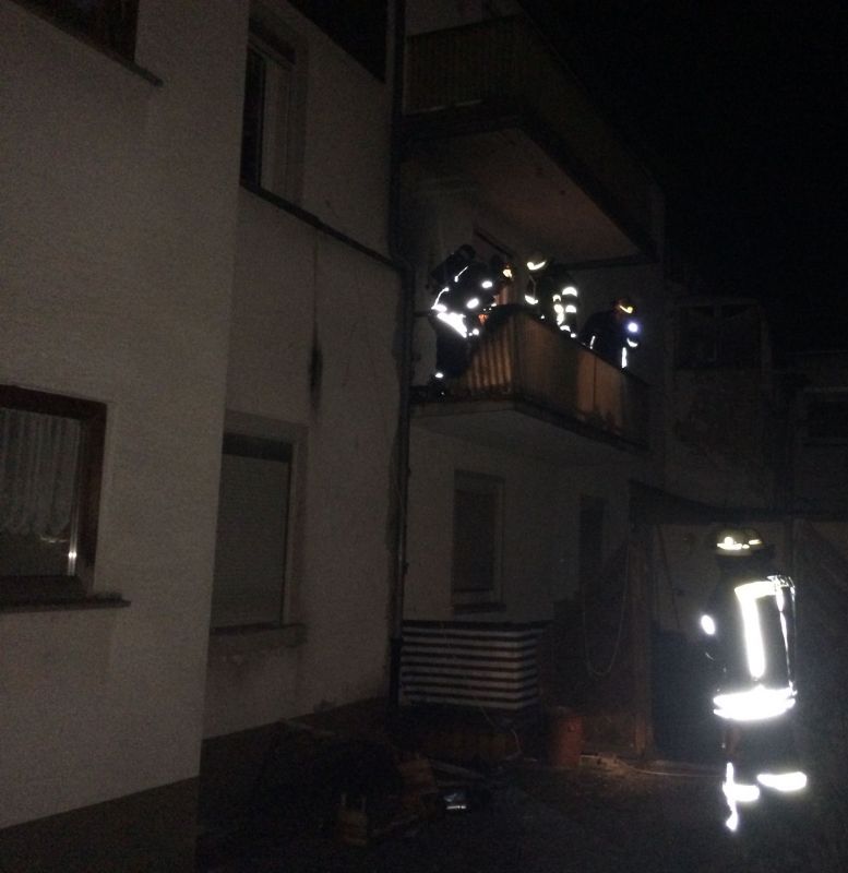 Balkonbrand Kißlichstraße / Bischofsgasse