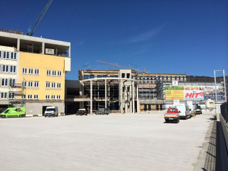 Übung am Drei Glocken Center am 22. März