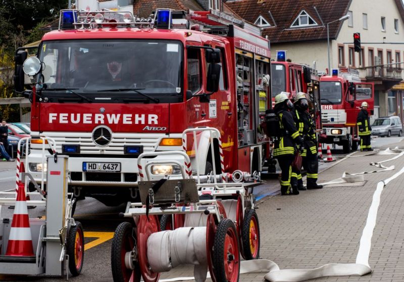 Bereitstellungsraum auf der Begrstraße vor dem Drei Glocken Center