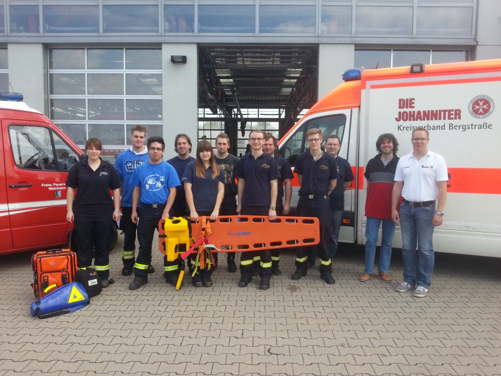 Neue Feuerwehrsanitäter für Weinheim, Laudenbach und Birkenau