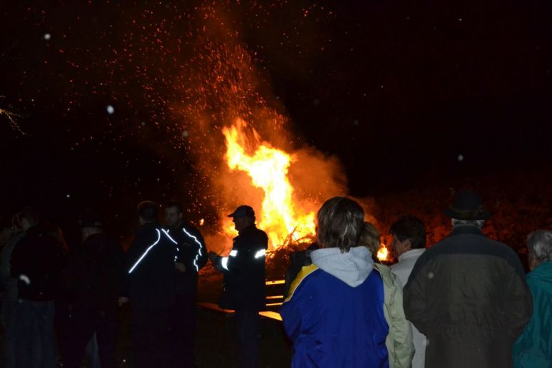 erstes Frühlingsfeuer in Ritschweier