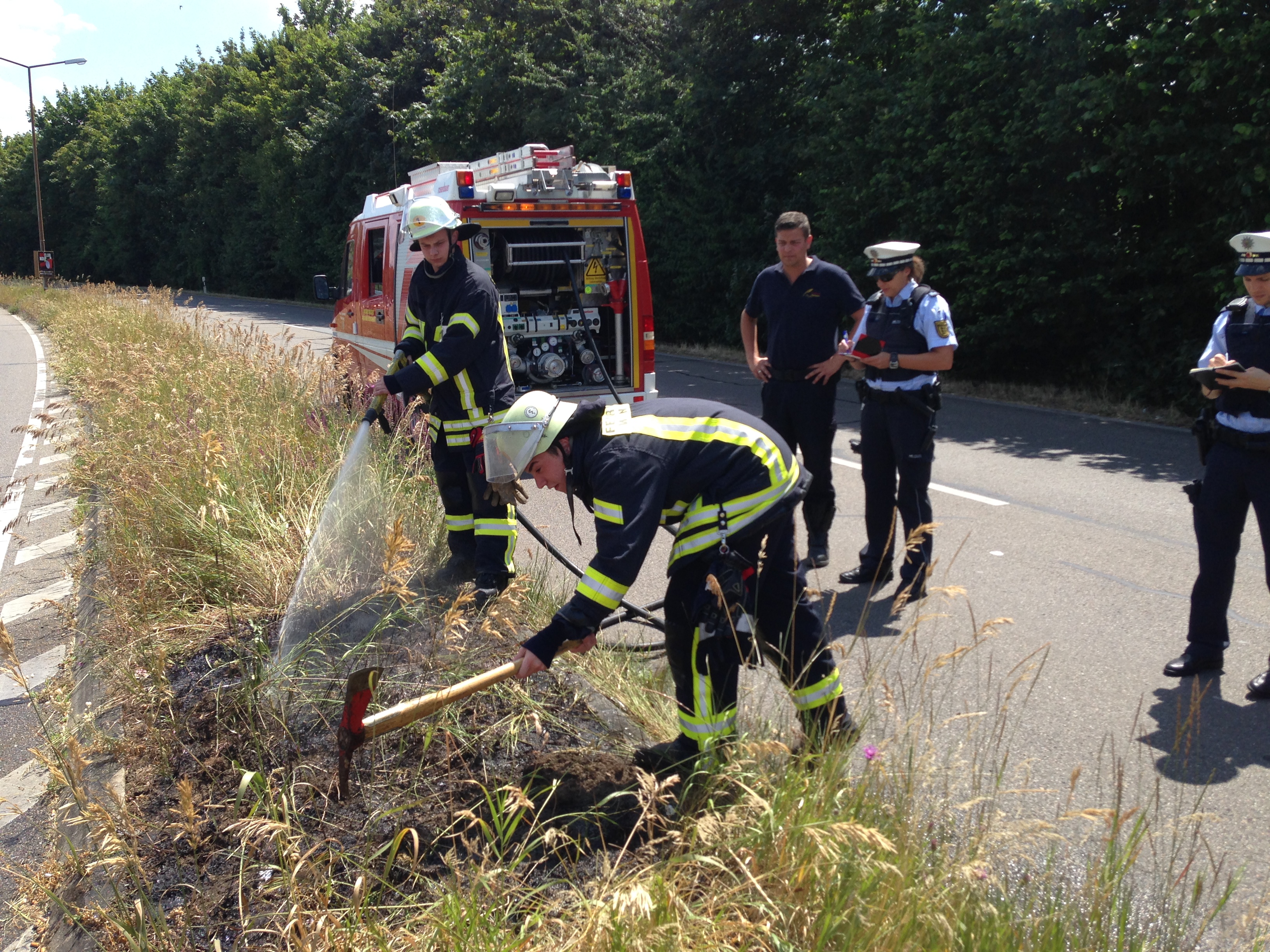 Brandheißer Mittwochmittag
